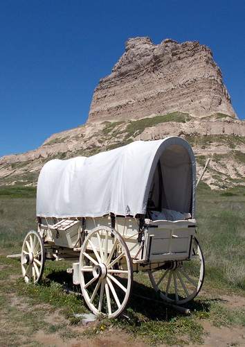 mountain cart wagon oregontrail grass bluff hill rock