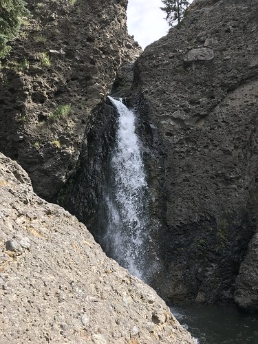 A waterfall at the end of the Piedra Falls Trail. From History Comes Alive in Pagosa Springs, Colorado