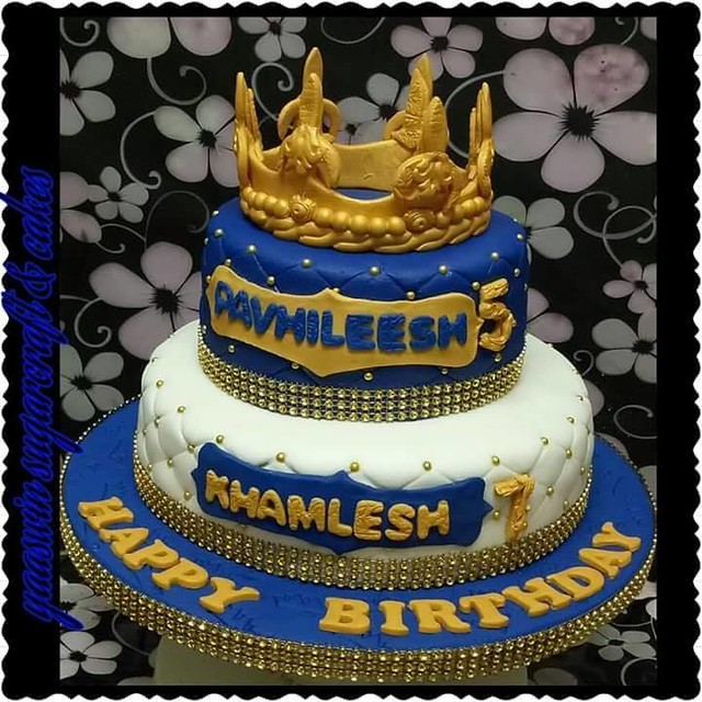 Royal Prince Themed Almond Butter Cake by Yaaswin Sugarcraft & Cakes