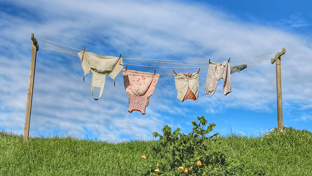 Hung out to dry!