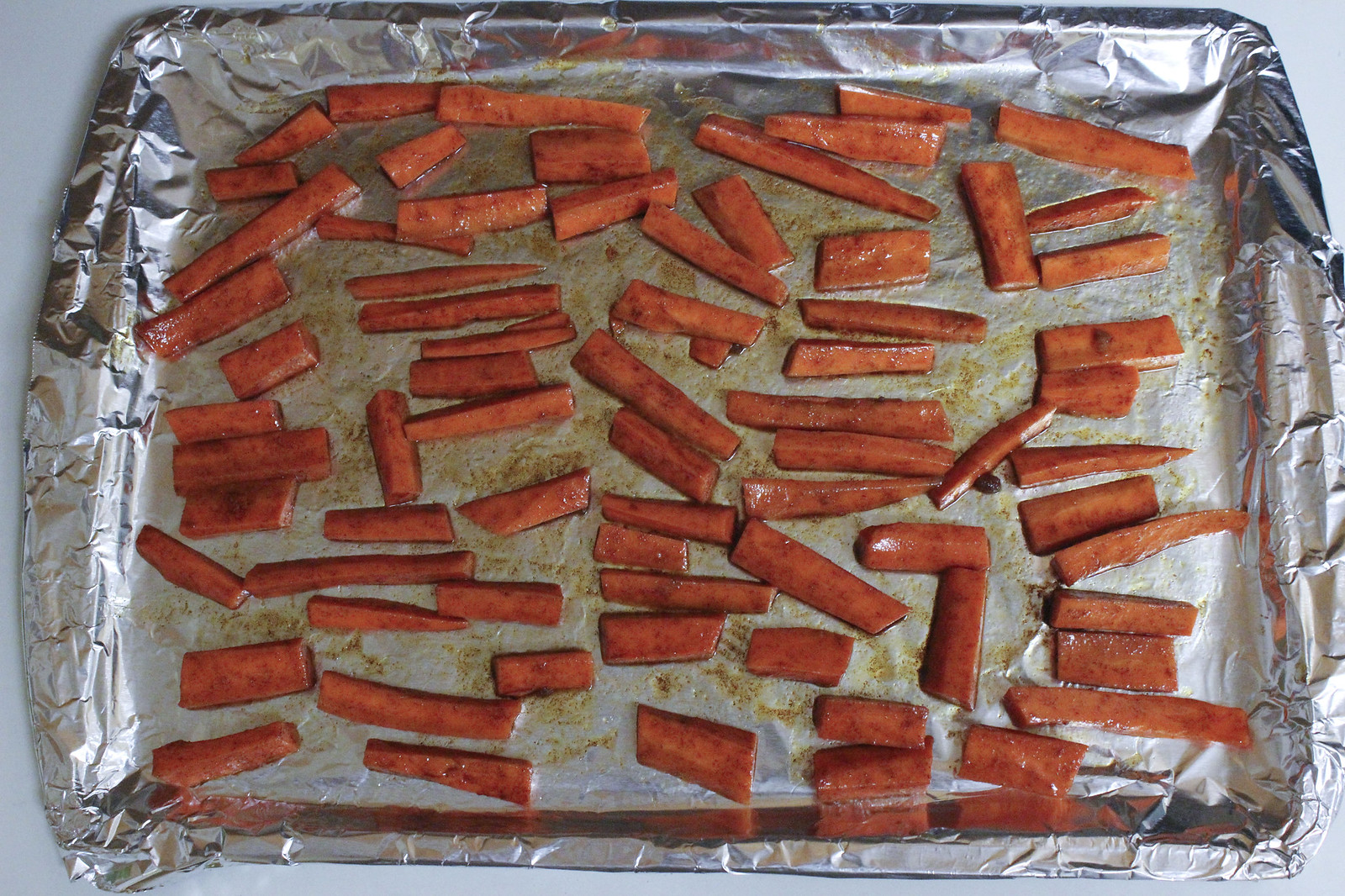Sweet carrot fries