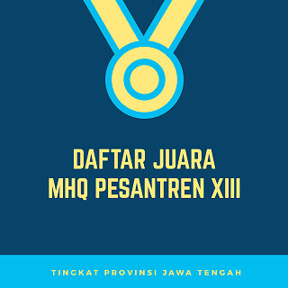 juara mhq jawa tengah xiii