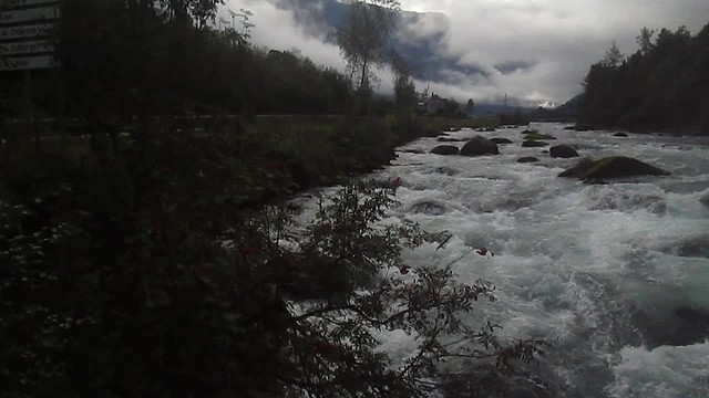 Falls on Oldeelva River, Norway