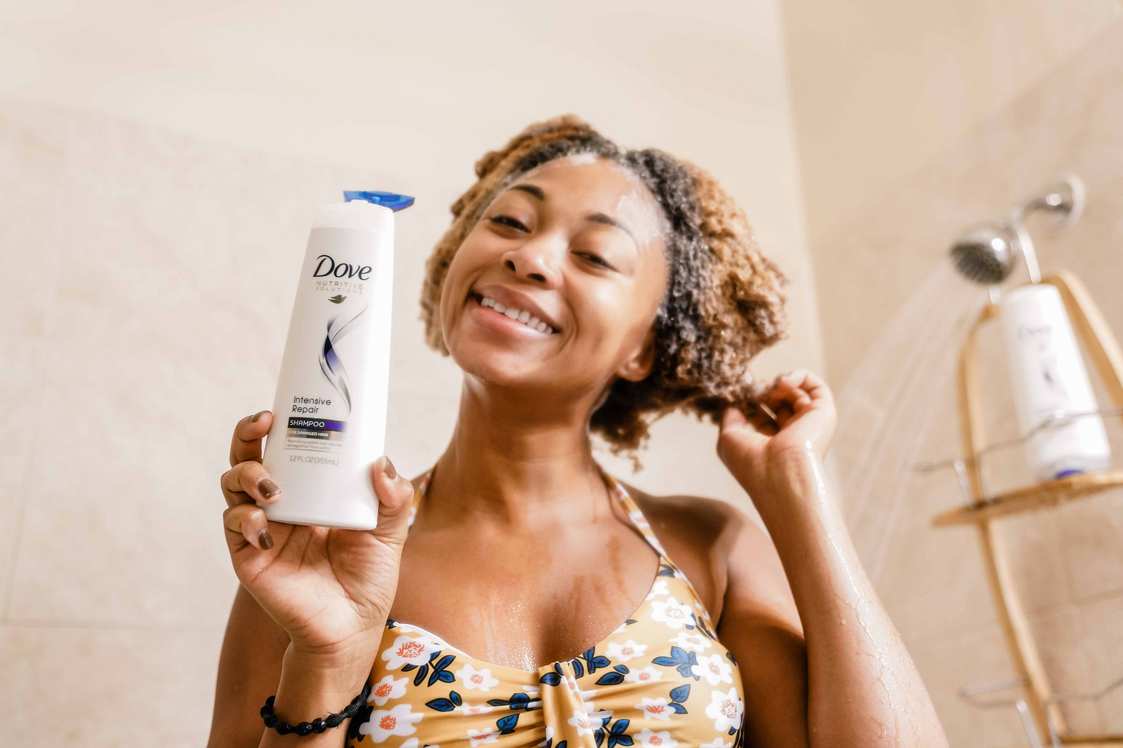 how to use dove intensive repair shampoo