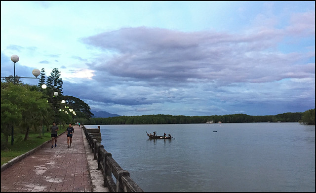 Walking path along the river, Krabi Town