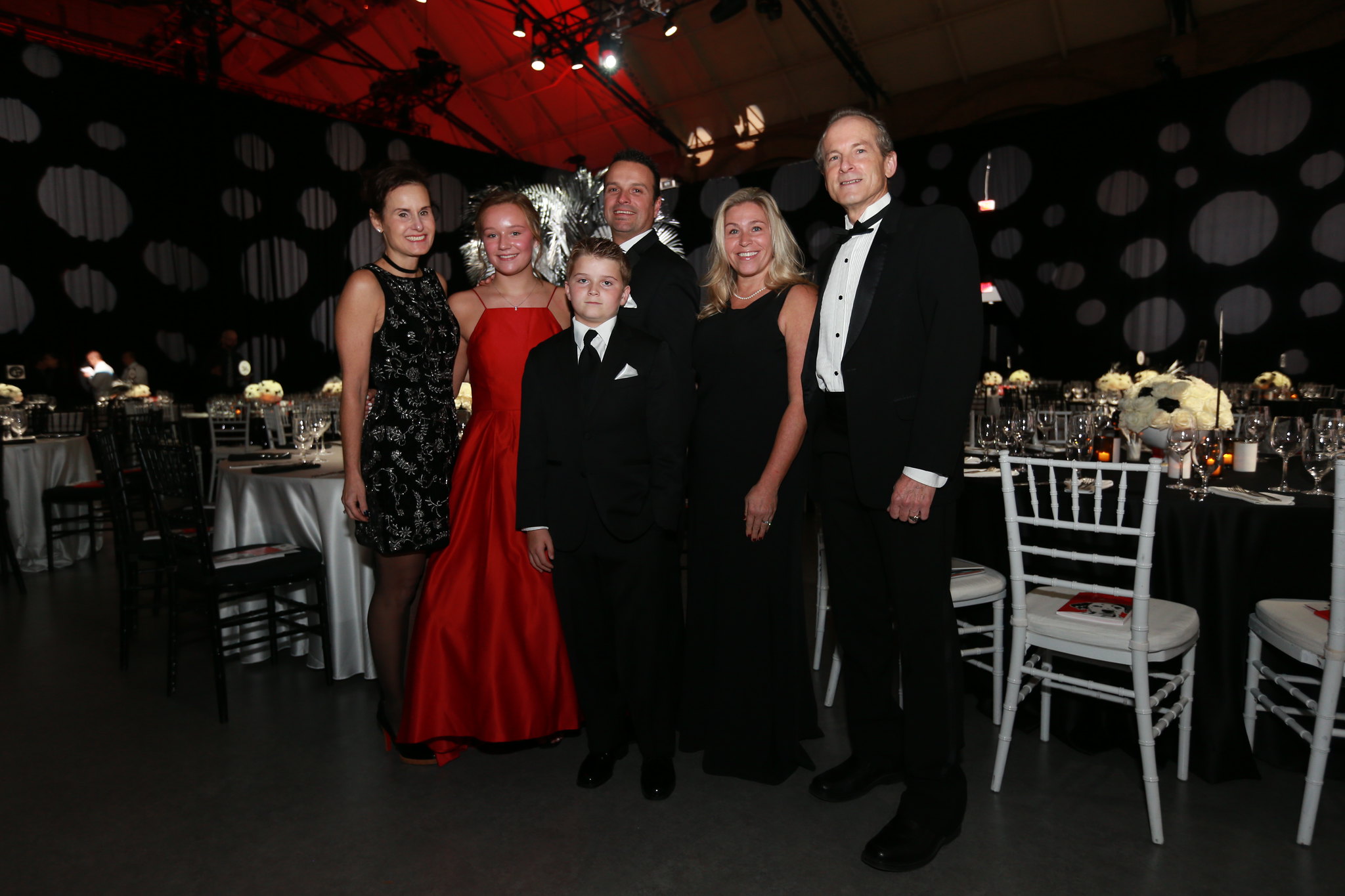 Storybook Ball 2018_Rehm family with Dr Janet Wozniak and Dr Timothy Willens_W2ST9450