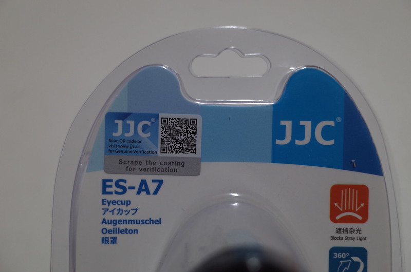 JJC ES A7アイカップパッケージロゴ