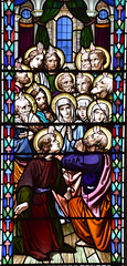 Blessed Virgin and Disciples on the Day of Pentecost (O'Connors, 1870)