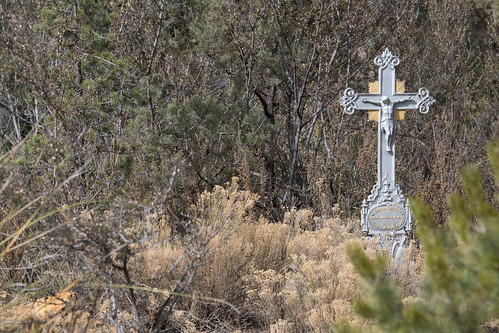 31daysofhalloween cemetery cross ghosttown halloween mogollon new mexico