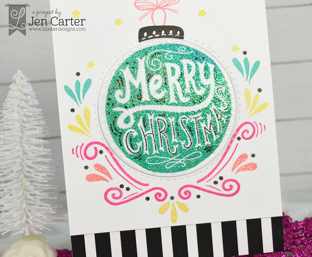 Jen Carter Merry Ornaments Closeup