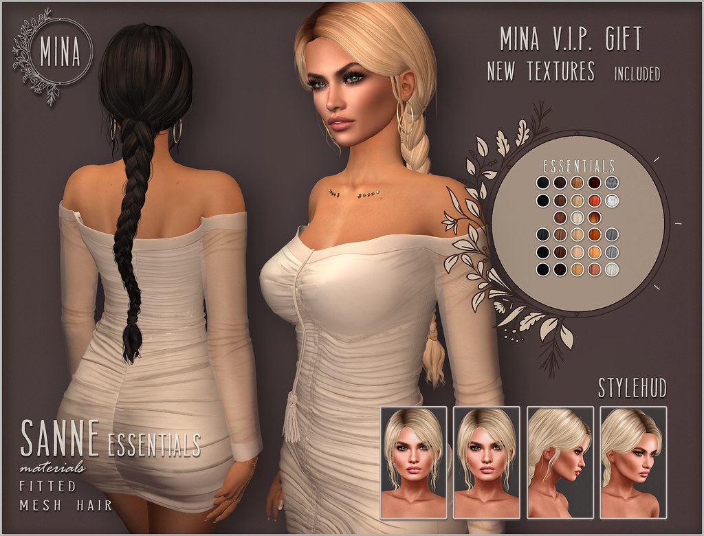 MINA – New VIP gift: Sanne – Essentials (new textures included)