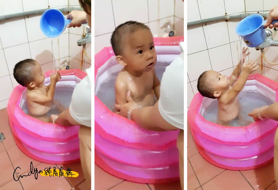 嬰兒充氣浴池
