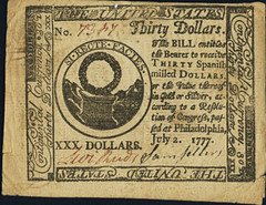 Continental Currency $30 Contemporary Counterfeit front