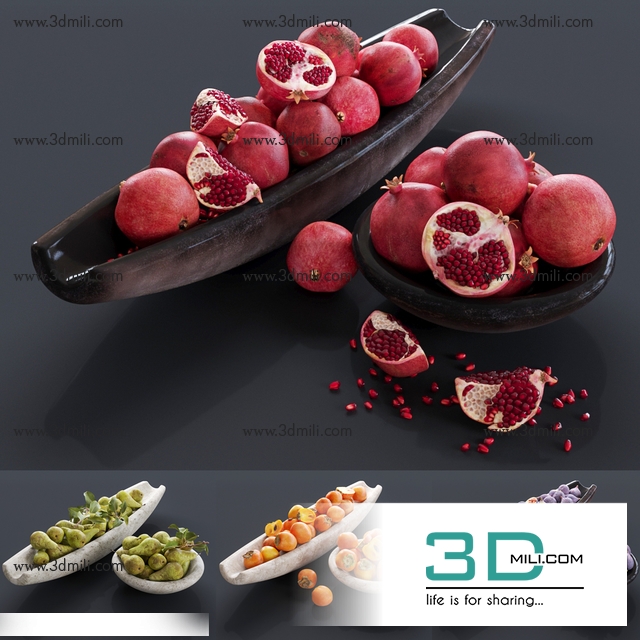 3dSkyHost: Fruit 3D model Free download