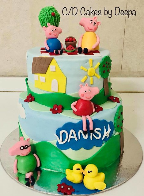 Peppa Pig Cake from CD Cakes by Deepa