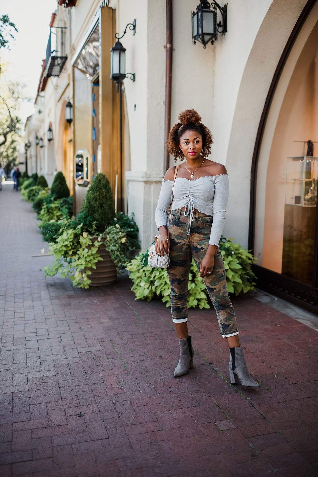 how to style camo jeans, Candace Hampton