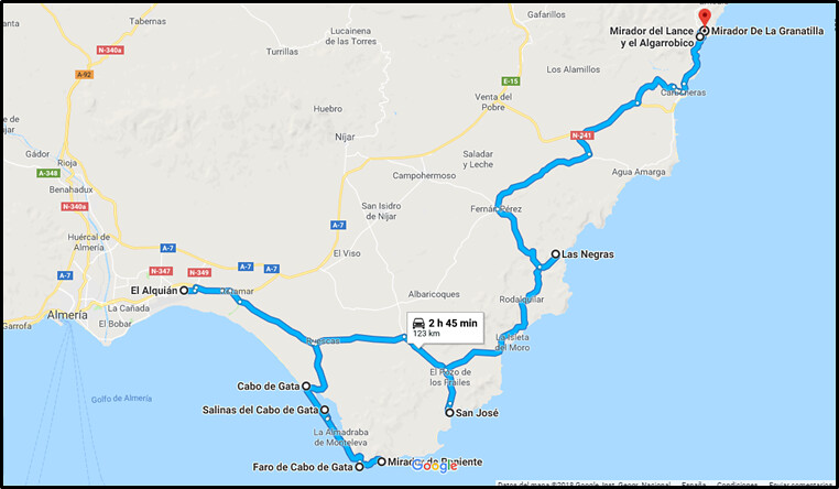 Mini-ruta por Almería (3). Cabo de Gata. Recorrido rápido en coche. - Recorriendo Andalucía. (1)