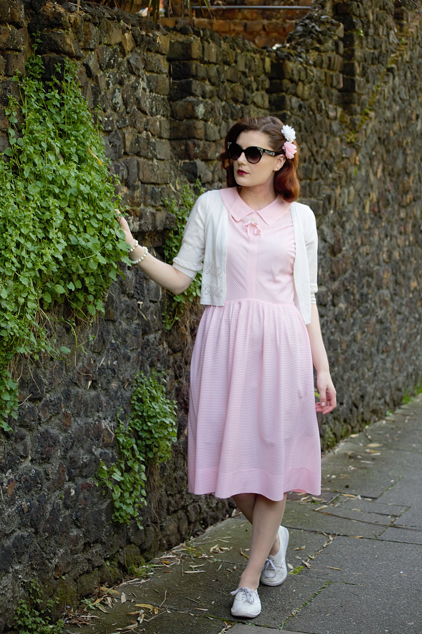 Pink 1950s Dress