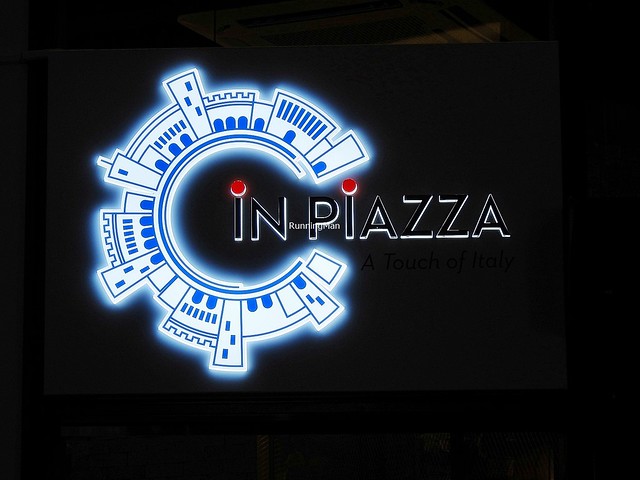 In Piazza Signage