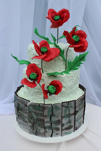 Poppy Field Cake by Julija MB