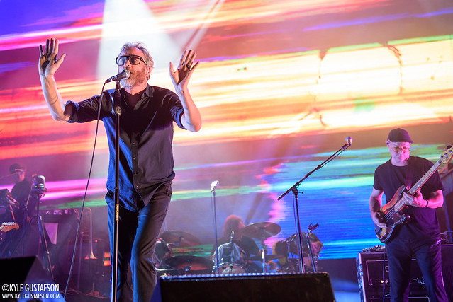 The National perform at Merriweather Post Pavilion in Columbia, MD.