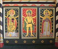rood screen: St John Fisher, St Alban, St Fursey