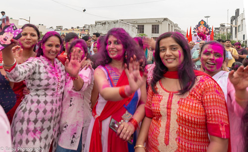 ganesha india festival festivity colours colourful joy bakthi ganeshchathurthi celebrations canon70d canon tamaron women candic color colorful