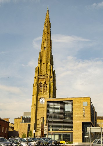 Halifax Library and Square Church Spire