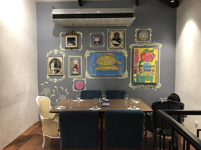 La Creperie,  restaurant wall art