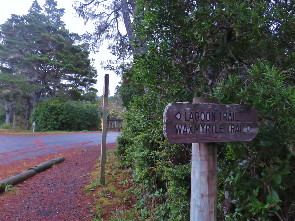 Waxmyrtle Trail sign