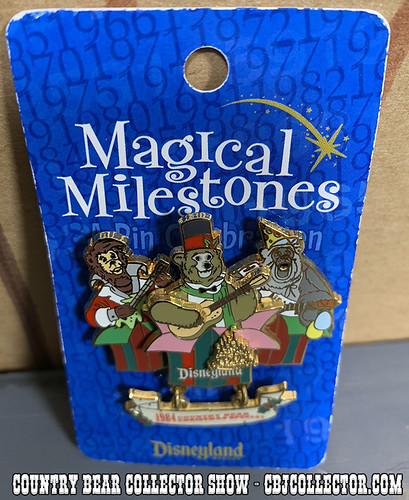 2005 Disneyland 50th Magical Milestone Country Bear Pin - Country Bear Collector Show #180