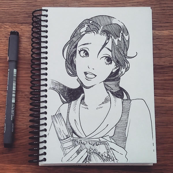 sketch 58: Belle